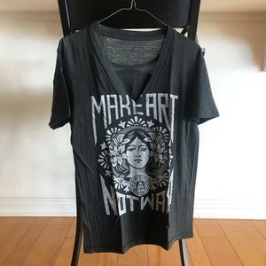Obey V-neck shirt